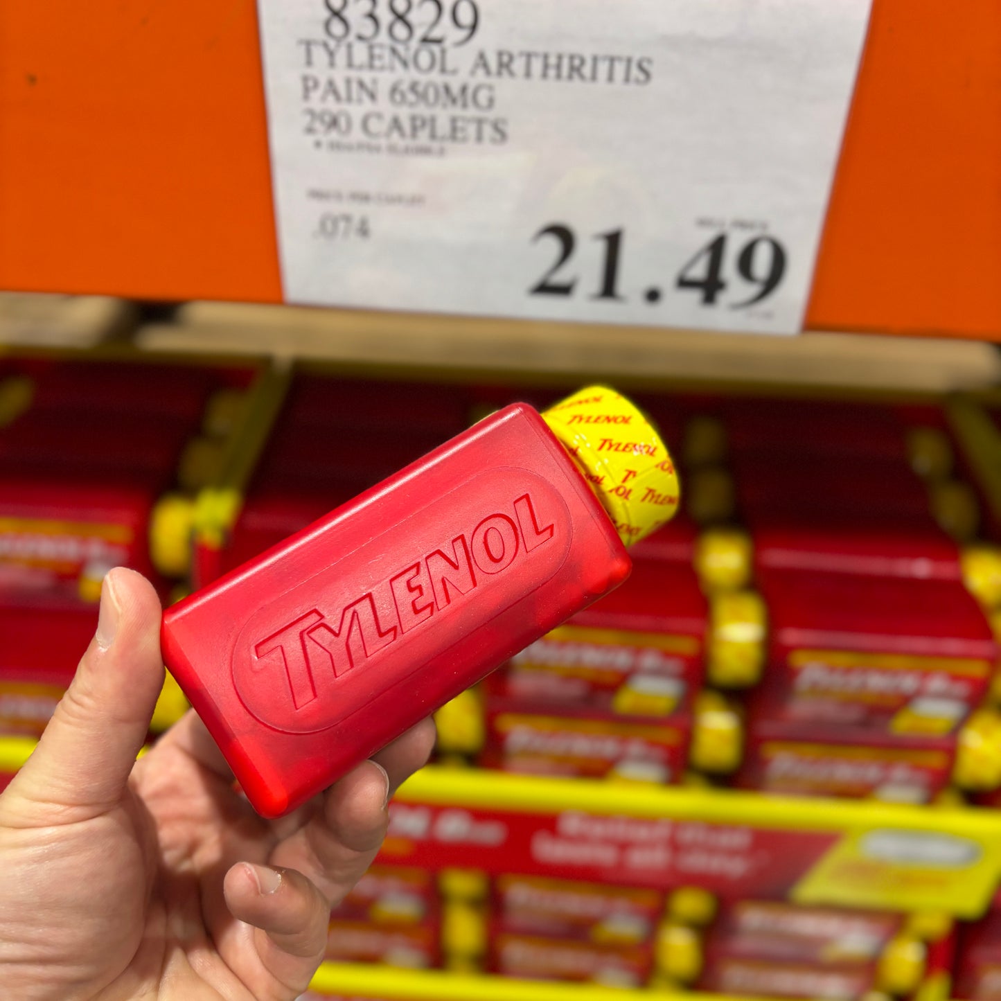 [미국직배송] 타이레놀 8시간 아세트아미노펜 650mg 관절 통증 완화 290정 (얼바인 코스트코 정품)