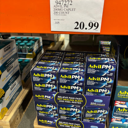 [미국직배송] 애드빌 PM 진통제 수면 유도 보조제 200정 (얼바인 코스트코 정품)