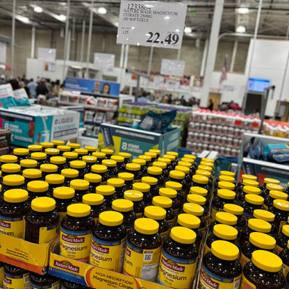 [미국직배송] 네이처메이드 마그네슘 시트레이트 250mg 고흡수 180정 (얼바인 코스트코 정품)