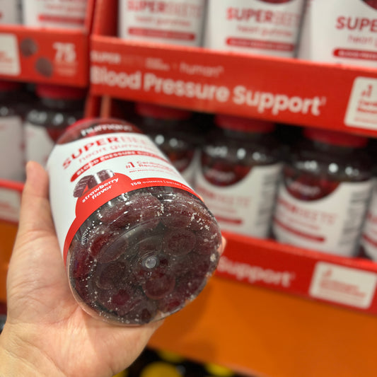 [미국직배송] 슈퍼비츠 하트 구미 비트 추출물 혈압 혈행 관리 150정 (얼바인 코스트코 정품)