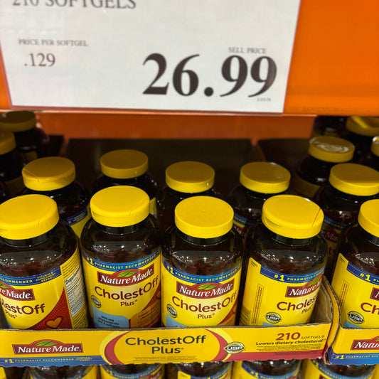 [미국직배송] 네이처메이드 콜레스토프 플러스 210정 콜레스테롤 관리 (얼바인 코스트코 정품)