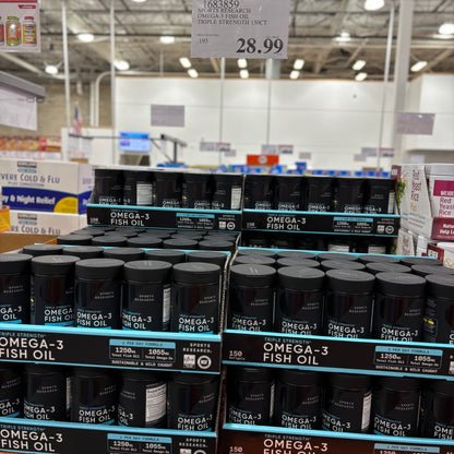 [미국직배송] 스포츠리서치 트리플 스트렝스 오메가-3 피쉬오일 150 소프트젤 (얼바인 코스트코 정품)