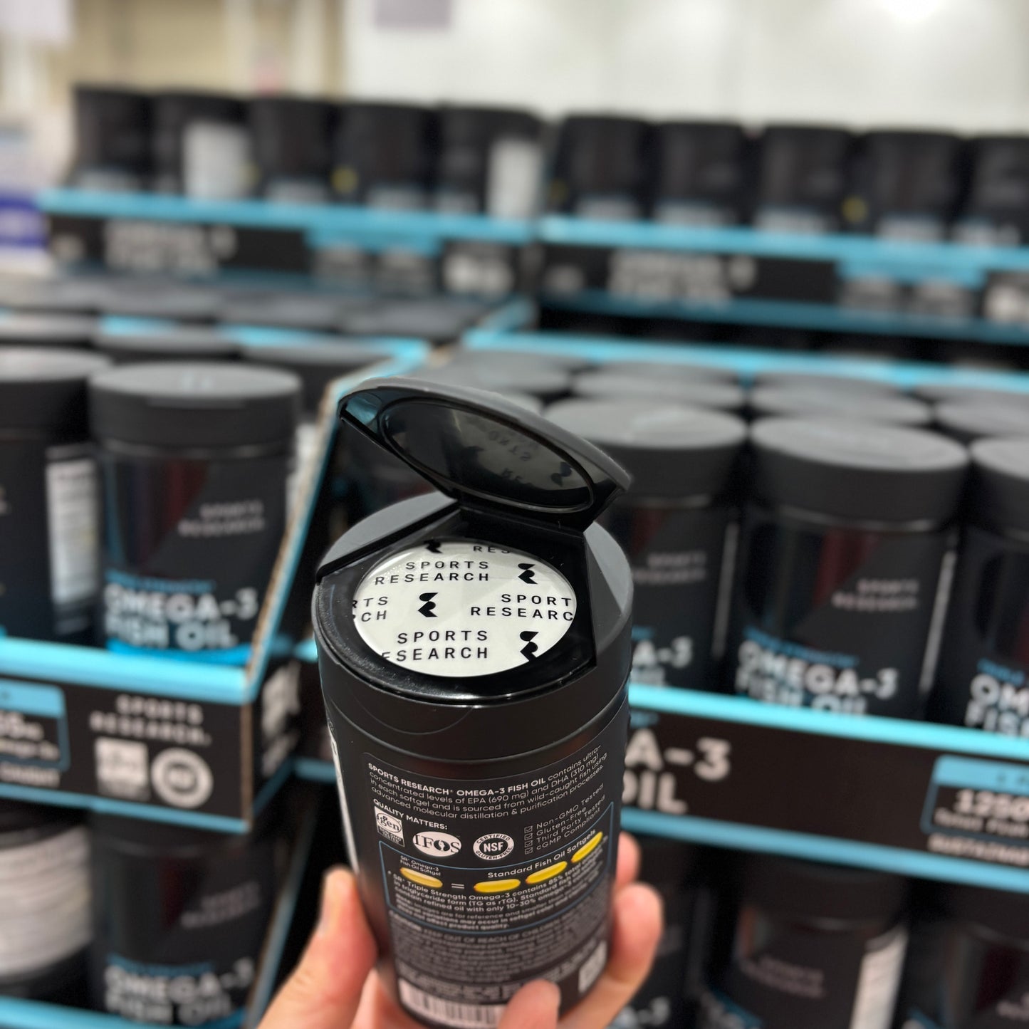 [미국직배송] 스포츠리서치 트리플 스트렝스 오메가-3 피쉬오일 150 소프트젤 (얼바인 코스트코 정품)