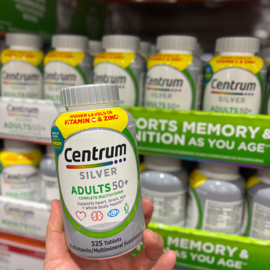 [미국직배송] 센트룸 실버 어덜트 50+ 남녀공용 멀티비타민 325정 (얼바인 코스트코 정품)