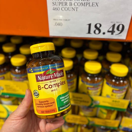 [미국직배송] 네이처메이드 슈퍼 B-컴플렉스 비타민 C & 엽산 460정 (얼바인 코스트코 정품)