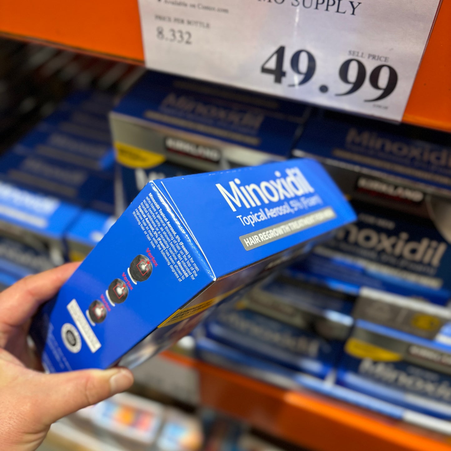 [미국직배송] 커클랜드 미녹시딜 5% 폼 남성용 탈모 관리 6개월분 (얼바인 코스트코 정품)