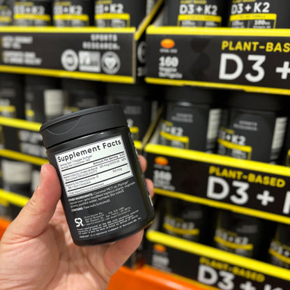 [미국직배송] 스포츠리서치 비타민 D3 + K2 160 식물성 소프트젤 (얼바인 코스트코 정품)