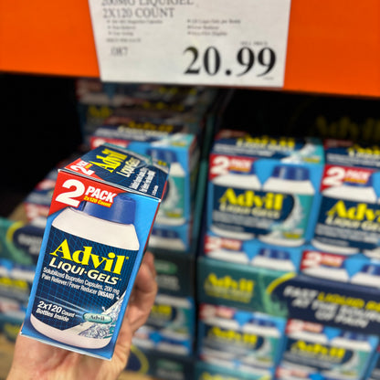 [미국직배송] 애드빌 리퀴겔 액상형 이부프로펜 200mg 빠른 통증 완화 240정 (얼바인 코스트코 정품)