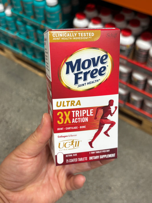 [미국직배송] 쉬프 무브프리 울트라 트리플 액션 75정 (관절 연골 건강 / 얼바인 코스트코 정품)