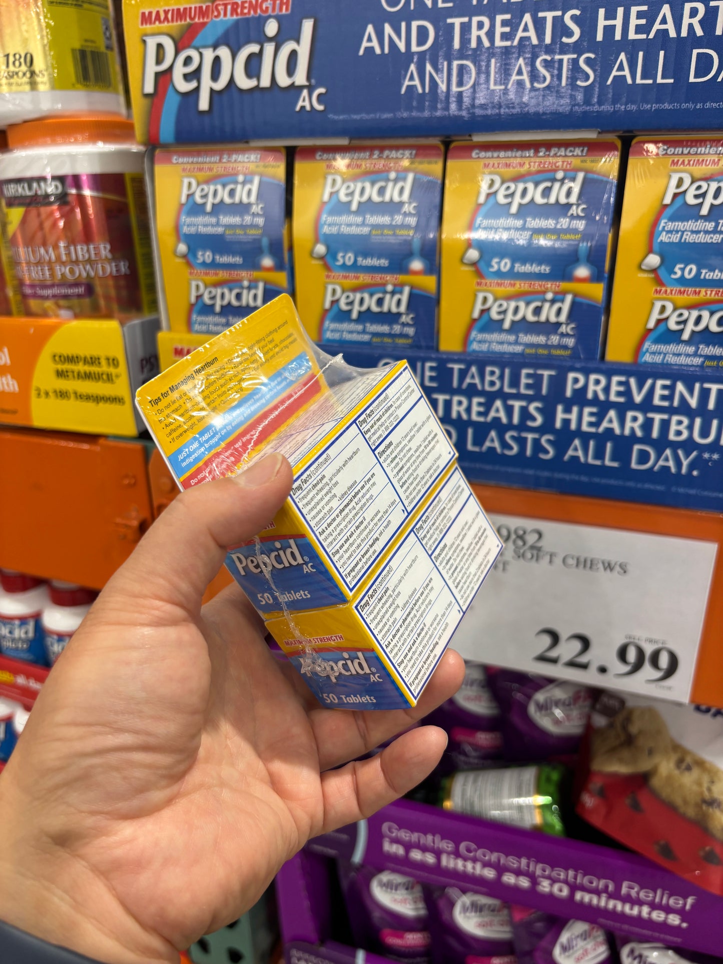 [펩시드] Pepcid AC 맥시멈 스트랭스 20mg 100정 (50정 x 2팩) - 위산 조절 역류성 식도염 예방 미국 코스트코 | 얼바인픽