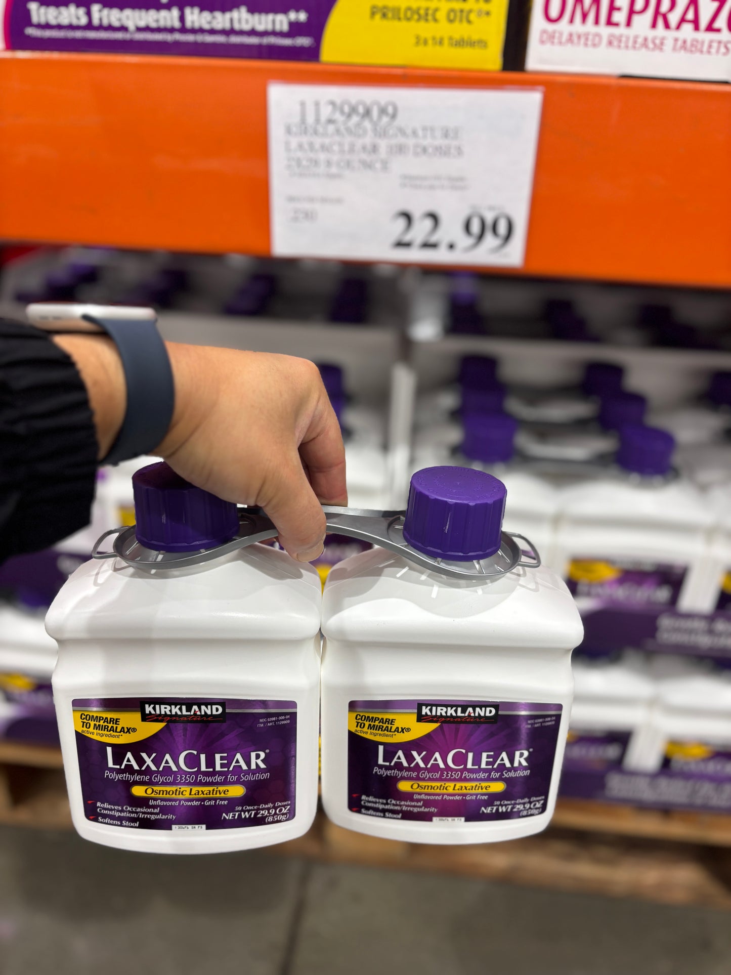 [커클랜드] 락사클리어 LaxaClear 변비 완화제 100회분 (29.9oz x 2팩) - 미라락스 동일성분 가성비 끝판왕 | 얼바인픽