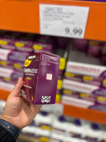 [커클랜드] 오메프라졸 Omeprazole 20mg 42정 (14정 x 3팩) - 프릴로섹 동일성분 가성비 위산조절제 | 얼바인픽