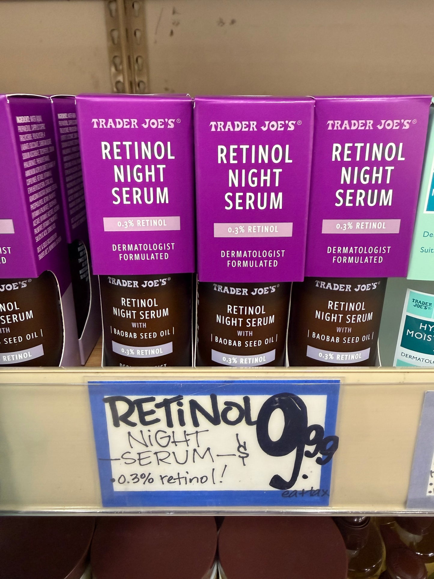 [2팩 실속세트] 트레이더조 레티놀 나이트 세럼 30ml (0.3%) | 얼바인픽 미국직배송